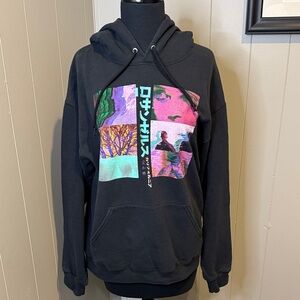 Artist Union Clothing Co. Black Hoodie with Colorful Graphic